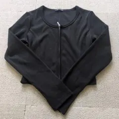 ダブルジップカーディガン