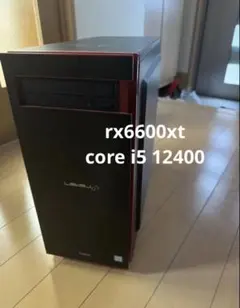 LEVEL∞ infinity ゲーミングPC rx6600xt