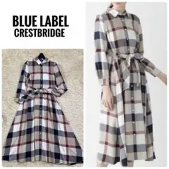2025年最新】BLUE LABEL CRESTBRIDGE シャツワンピースの人気アイテム