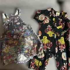 ヒステリックミニ⭐️ロンパース　オーバーオール
