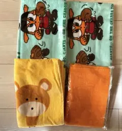 【未使用品】読売ジャビットくん　ダッチくんフェイスタオル等4枚セット