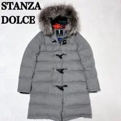 ⭐️美品⭐️STANZA DOLCE ダッフル ダウンコート ファー 総柄　40