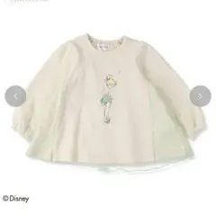 ディズニー ティンカーベル 長袖チュニック チュールトップス薄手トレーナー120