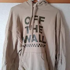 VANS OFF THE WALL パーカー ベージュ