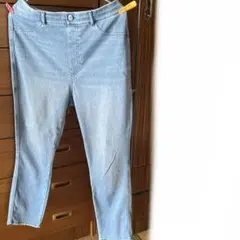 【UNIQLO】ウルトラストレッチハイライズデニムクロップドレギンスパンツ　XL