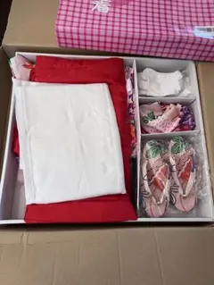 七五三 花柄 子供用着物セット