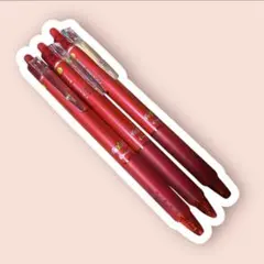 【新品】PILOTフリクションボールペン 赤3本セット