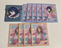 プロセカ メロパレ トレーディングカード 缶バッジ 桐谷遥 花里みのり