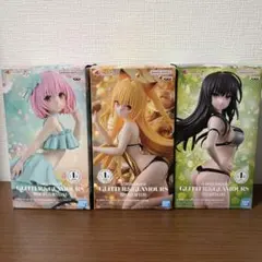 ToLOVEるダークネス プライズフィギュア 3点セット