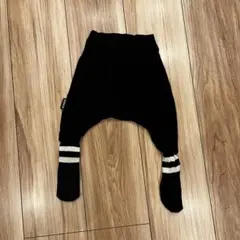 nununu ブラック ハーレムパンツ