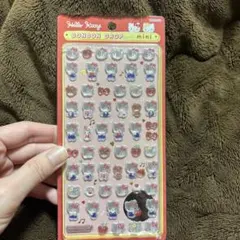 正規品　ボンボンドロップシール　mini ハローキティ　レッド