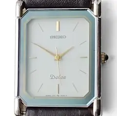 SEIKO Dolce 7741-5050 クォーツ 腕時計 スクエア タンク型