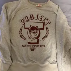 projectT としみつ　　college logo sweat