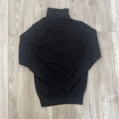 無印良品　メンズ　タートルネック　ニット　ウール