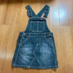 BREEZE デニムサロペットスカート 130