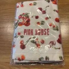 【新品】PINK HOUSE ピンクハウス　ハンドタオル　さくらんぼ柄のサムネイル