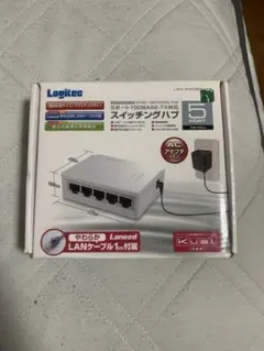 Logitec 5ポート スイッチングハブ LAN-SW05PAE5 本体のサムネイル