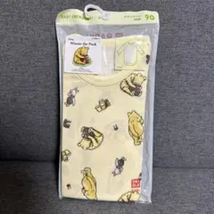 【新品未開封】90cm UNIQLO プーさん　長袖肌着　ボディスーツ