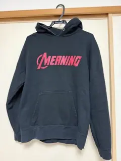 【MEANING パーカーL寸】プリントフーディー