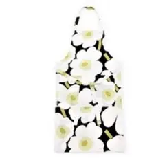 marimekko Unikko エプロン ブラック×ホワイト　　マリメッコのサムネイル
