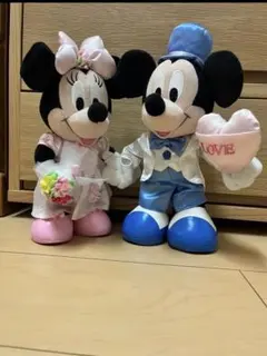 ミッキー・ミニー 結婚式　ぬいぐるみペア