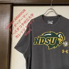 UNDER ARMOUR ノースダコタ州立大学 カレッジ Tシャツ Lサイズ