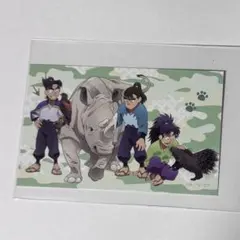 忍たま乱太郎 東武動物公園 イラストカード 中在家長次 潮江文次郎 七松小平太