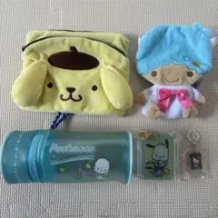 Sanrio サンリオ　ポーチ　ポシェット　チャーム　ポムポムプリン