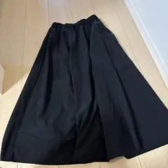 【美品】【無印良品】ロングスカート黒Sサイズ涼しい生地のサムネイル