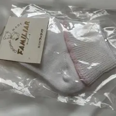 Familiar ベビー靴下 9-10cm ホワイト/ピンク