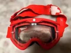 SPY+ ゴーグル モトクロス オフロード 赤 スパイ バイク スノボのサムネイル