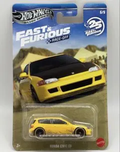 ホットウィール ワイルドスピード レースオフ ホンダ シビック EG6のサムネイル