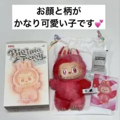 ラブブ エナジー LABUBU ぬいぐるみキーホルダー LOVE 赤 正規品
