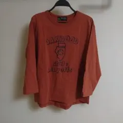 CUBE SUGAR オレンジ 長袖Tシャツ ロンT　キューブシュガーのサムネイル