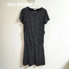 Mo-House 授乳服 半袖ドットワンピース