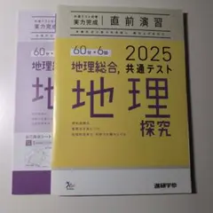 共通テスト　直前演習　地理総合、地理探求　2025