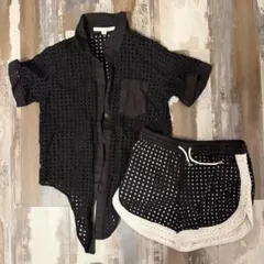 JONATHAN SIMKHAI ブラックシャツセットアップ XS