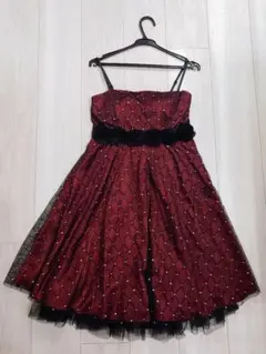アシール 　ワインレッド　ドレス