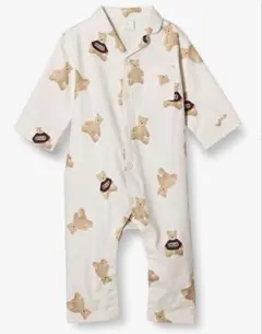 【ジェラートピケ 】ベアネル baby ロンパース／80-90size