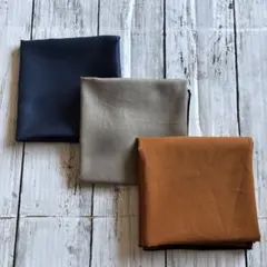 ハンドメイド　ランチクロス　ランチョンマット　茶色　紺　ベージュ　無地　シンプル