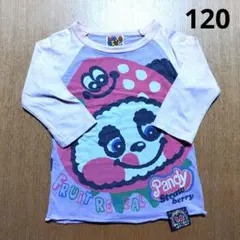 Loverevolution パンダプリント 七分袖カットソー 120