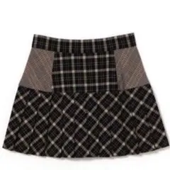 andmary Coco check pleats skirt M - メルカリ