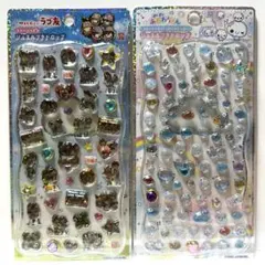 ラブ友　ぷくぷくあわわちゃん　ジュエルプチドロップシール