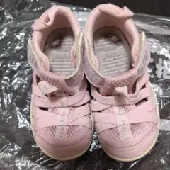 イフミー　キッズ　ウォーターシューズ　サンダル　水陸両用　15cm ピンク