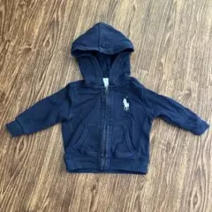 Ralph Lauren フード付きトレーナー 12M ネイビー