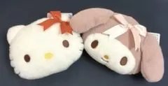 サンリオ❤︎新品未使用❗️ハローキティ＆マイメロディ ぬいぐるみポーチセット