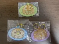 ポケピース　一番くじ　パンケーキラバーチャーム ポッチャマ　モクロー ニャスパー