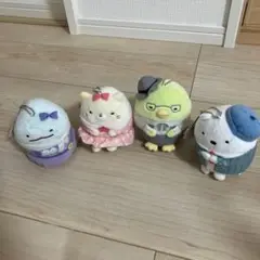 すみっコぐらし ホテルニューすみっコ ボールチェーン付きぬいぐるみ　4種セット