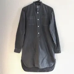 RRL RalphLauren シャツワンピース　ドット　バンドカラー