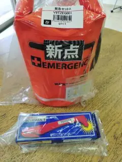 新品・未開封　トヨタ純正　緊急持出袋Ａセット＆レスキューマンⅢ